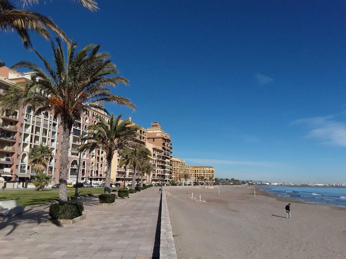 Apartamento 1 Linea Playa Porsa Playa Alboraya Port Saplaya Εξωτερικό φωτογραφία